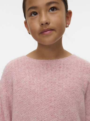 VERO MODA GIRL STRIKKEGENSER VMWENDY BOATNECK
