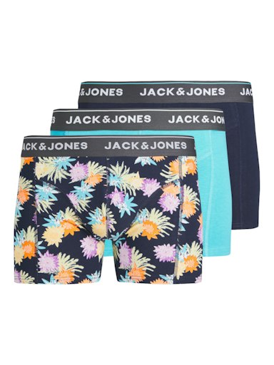 JACK&JONES JUNIOR JACREECE FLOWER TRUNKS 3PK