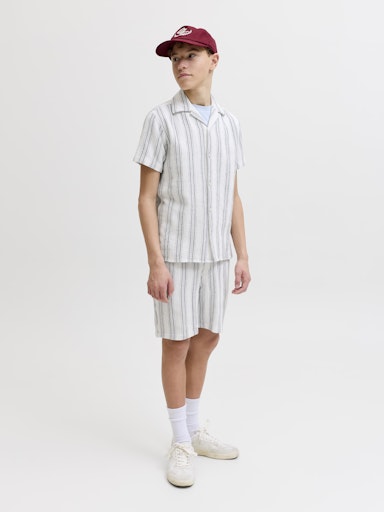 JACK & JONES JUNIOR SHORTS JPSTJAIDEN COBA STRIPE