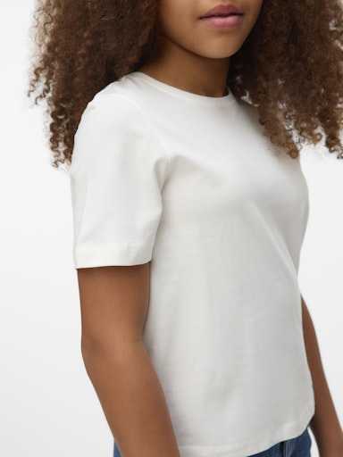 VERO MODA GIRL BASIC T-SKJORTE VMPAULINA SS