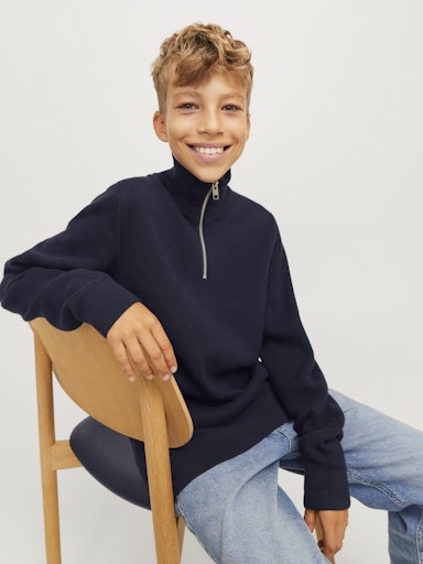 JACK & JONES JUNIOR GENSER HALF ZIP JPRBLAMILANO