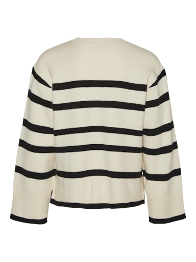 VERO MODA GIRL STRIKKEGENSER VMSABA LS O-NECK