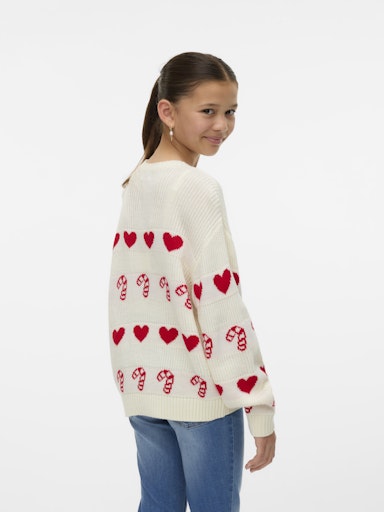 VERO MODA GIRL JULEGENSER VMCANDYHEARTS LS XMAS GIRL