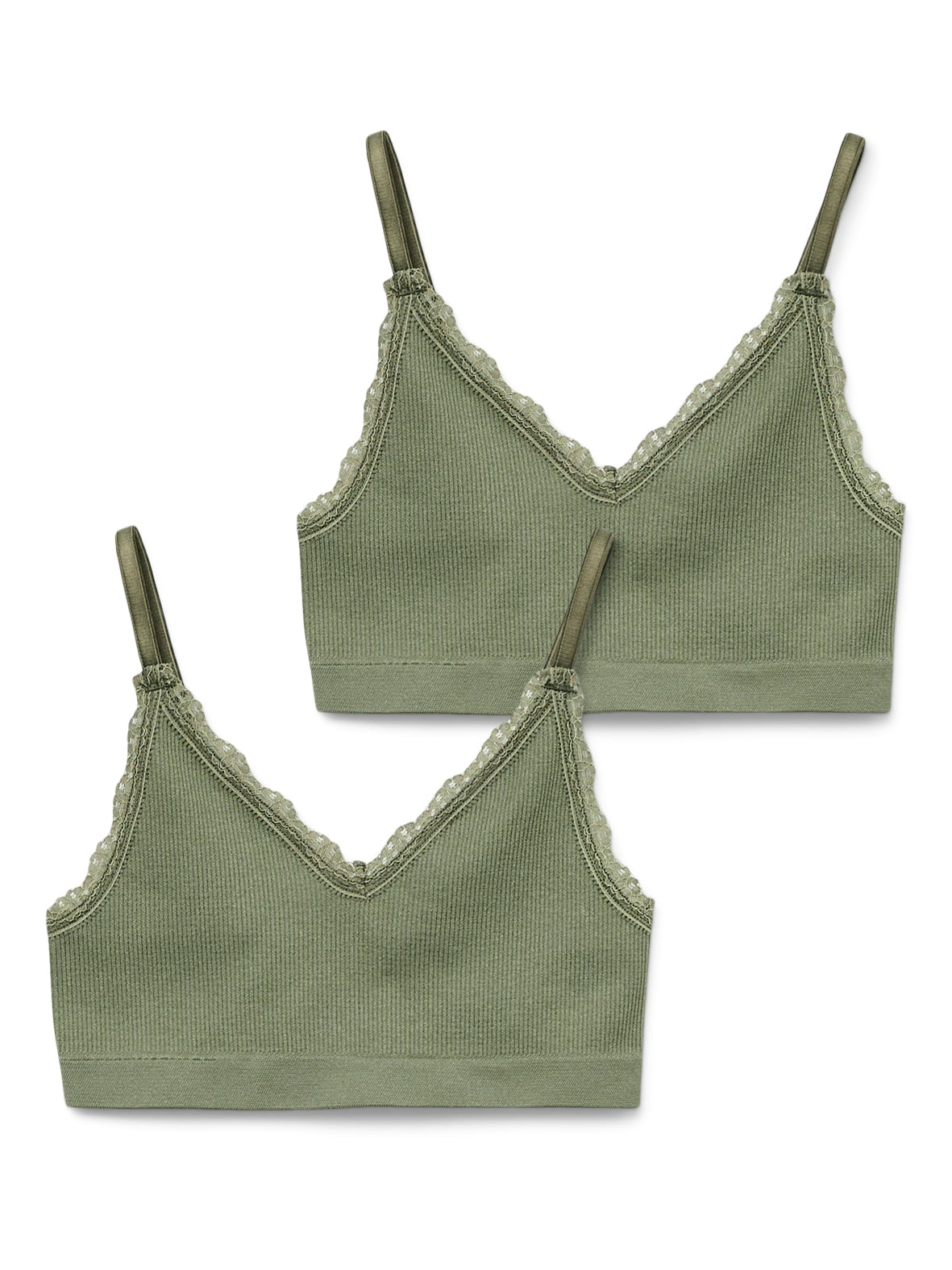 VERO MODA GIRL VMFLORA BRA TOP 2-PACK