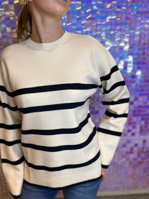 VERO MODA GIRL STRIKKEGENSER VMSABA LS O-NECK