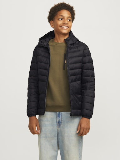 JACK&JONES JUNIOR JJESPRINT PUFFER HOOD JACKET