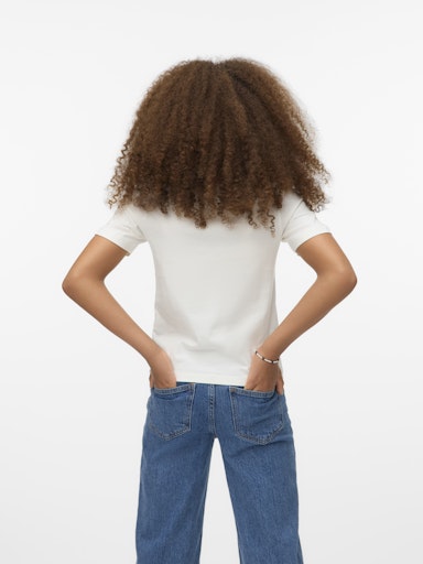VERO MODA GIRL BASIC T-SKJORTE VMPAULINA SS