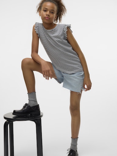 VERO MODA GIRL VMFRIDA KORT DENIM SHORTS