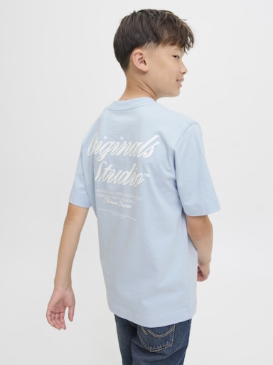 JACK & JONES JUNIOR T-SKJORTE JORNORREBRO TYPO