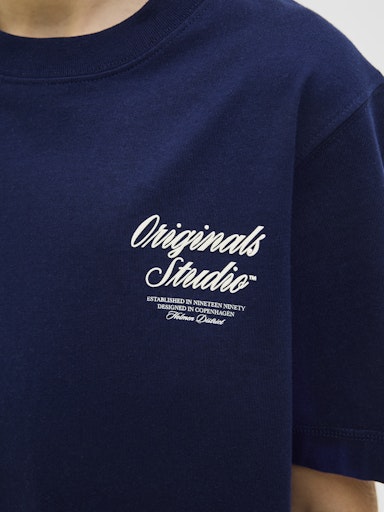 JACK & JONES JUNIOR T-SKJORTE JORNORREBRO TYPO
