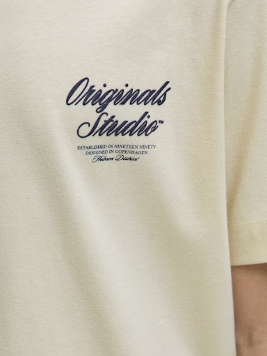 JACK & JONES JUNIOR T-SKJORTE JORNORREBRO TYPO