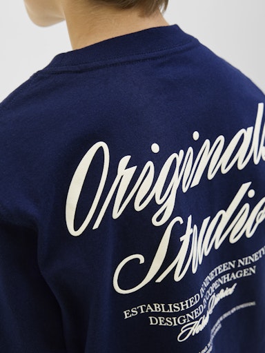 JACK & JONES JUNIOR T-SKJORTE JORNORREBRO TYPO