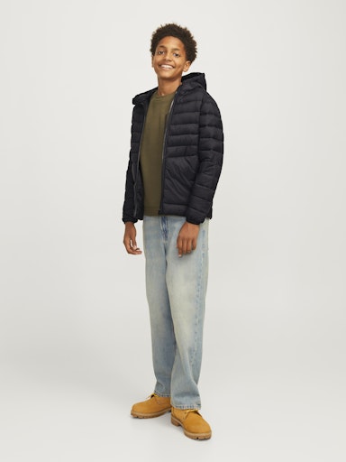 JACK&JONES JUNIOR JJESPRINT PUFFER HOOD JACKET