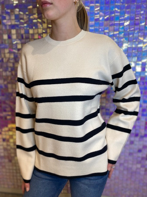 VERO MODA GIRL STRIKKEGENSER VMSABA LS O-NECK