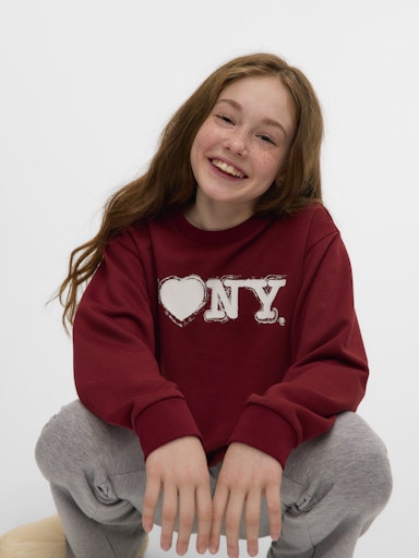 VERO MODA GIRL SWEAT KORT VMNEWYORK