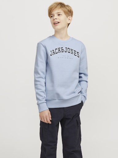 JACK&JONES JUNIOR SWEAT CREW JJECALEB VARSITY