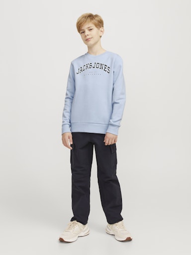 JACK&JONES JUNIOR SWEAT CREW JJECALEB VARSITY