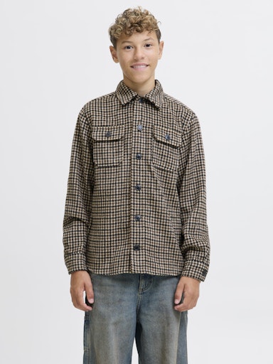 JACK&JONES JUNIOR JJEBRADLEY OVERSHIRT OLLIE LS JNR