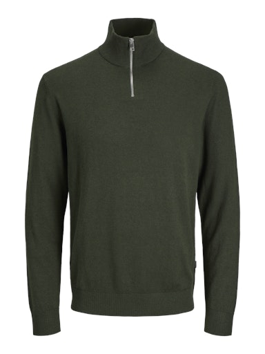 JACK JONES GENSER JJEEMIL KNIT HALFZIP