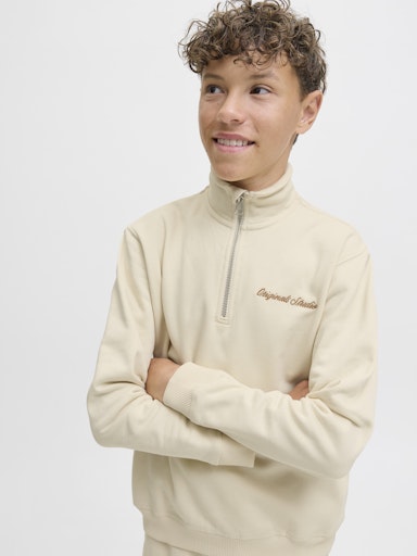 JACK &JONES JUNIOR HALFZIP GENSER JORNORREBRO