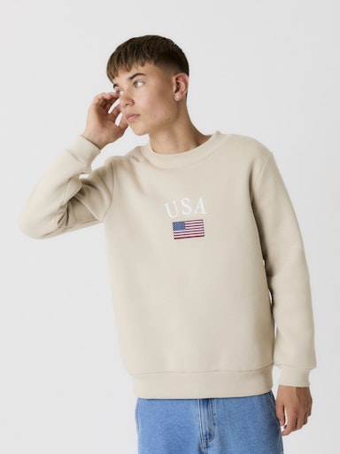 LMTD  SWEAT BRUSHED O-NECK NLNLUSA