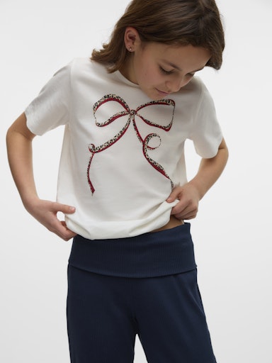 VERO MODA GIRL T-SKJORTE VMKELLY LOVE