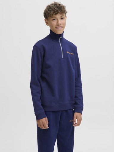 JACK &JONES JUNIOR HALFZIP GENSER JORNORREBRO