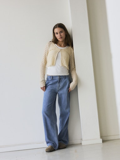 LMTD KORT BLONDE CARDIGAN NLFRALMA