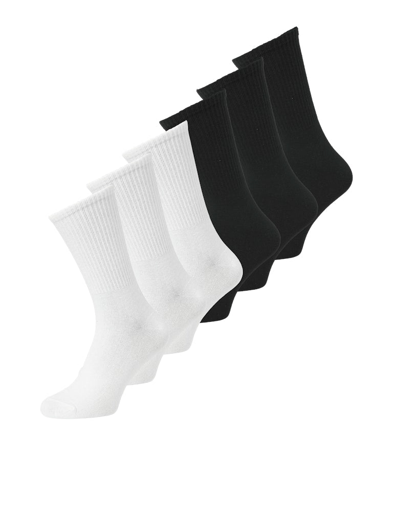 JACK & JONES JUNIOR 6PK SOKKER JACNOLAN SOLID TENNIS
