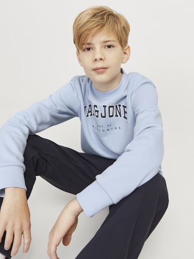 JACK&JONES JUNIOR SWEAT CREW JJECALEB VARSITY