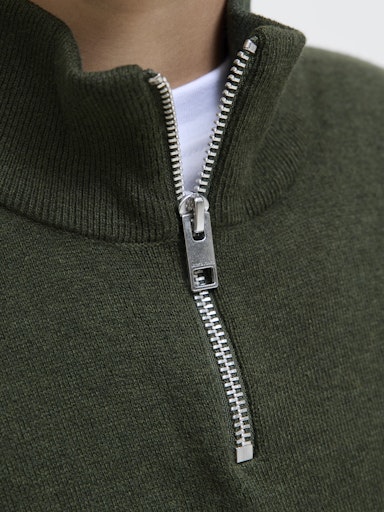 JACK JONES GENSER JJEEMIL KNIT HALFZIP