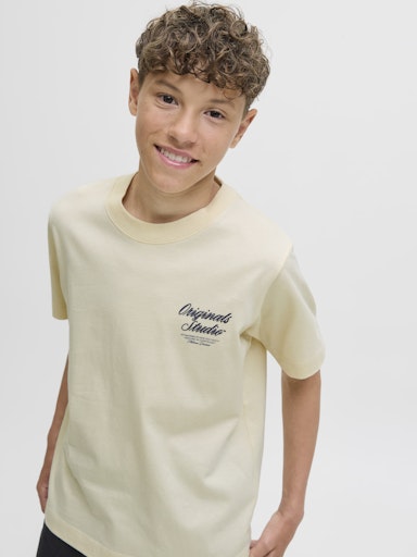 JACK & JONES JUNIOR T-SKJORTE JORNORREBRO TYPO