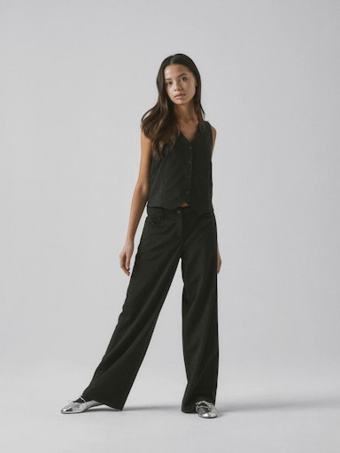 LMTD DRESSBUKSE NLFRETTE LOW WAIST WIDE