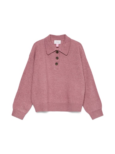 VERO MODA GIRL STRIKKEGENSER POLO VMEXCITING