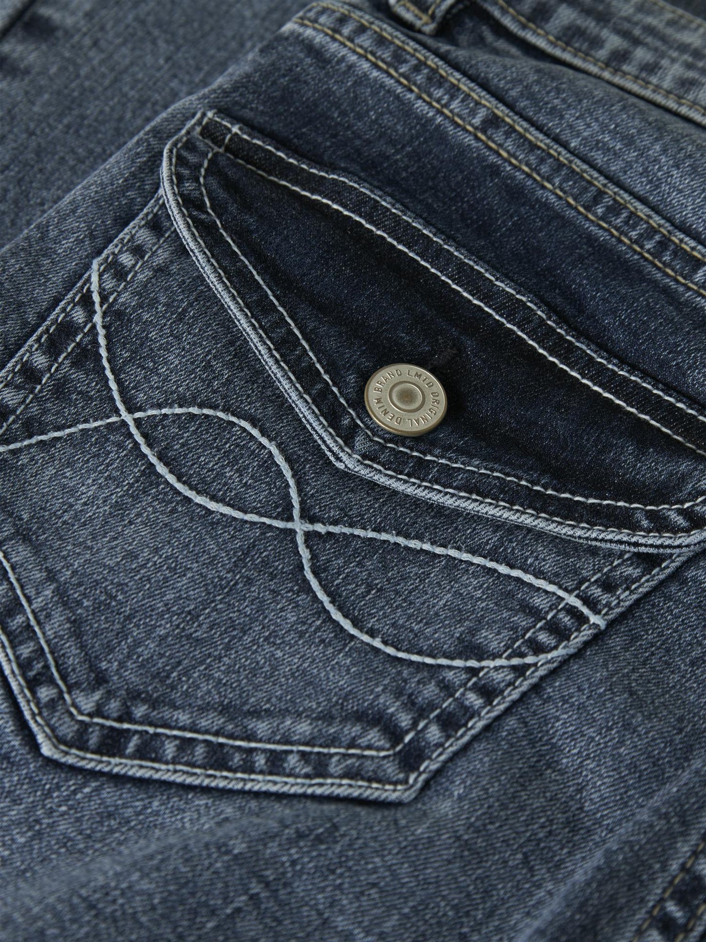 LMTD FLAP JEANS NLFBLIBLING LW FLARED