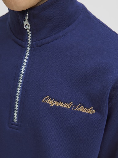 JACK &JONES JUNIOR HALFZIP GENSER JORNORREBRO
