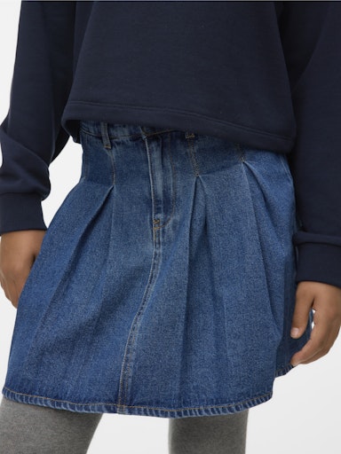 VERO MODA GIRL DENIM SKJØRT PLEAT