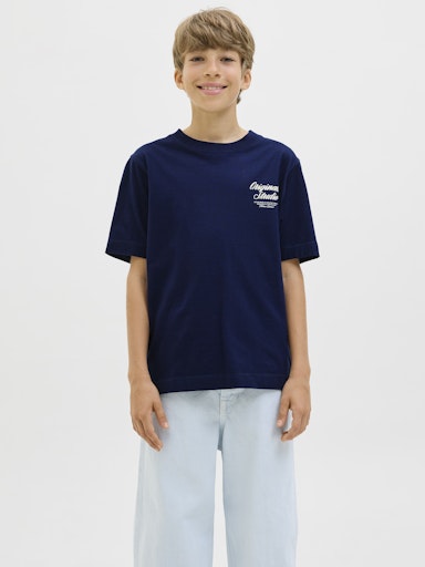 JACK & JONES JUNIOR T-SKJORTE JORNORREBRO TYPO