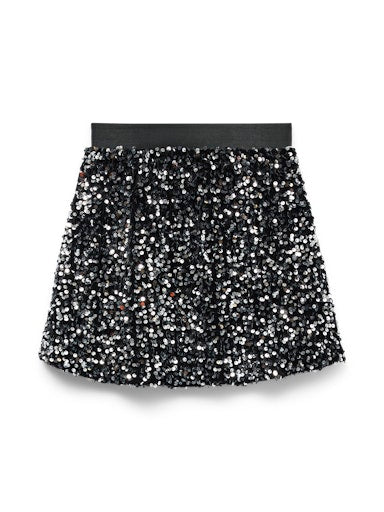 VERO MODA GIRL KORT SKJØRT M/PALJETTER VMBELLA