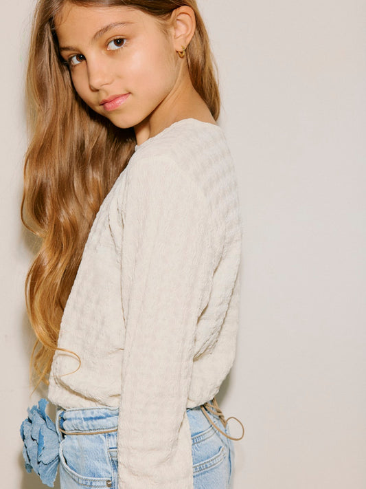 VERO MODA GIRL LS TOP VMIDA