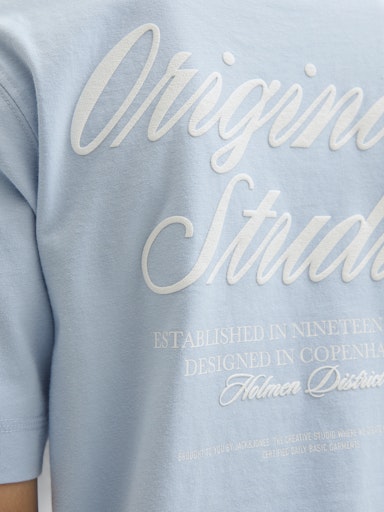 JACK & JONES JUNIOR T-SKJORTE JORNORREBRO TYPO