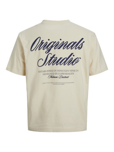 JACK & JONES JUNIOR T-SKJORTE JORNORREBRO TYPO