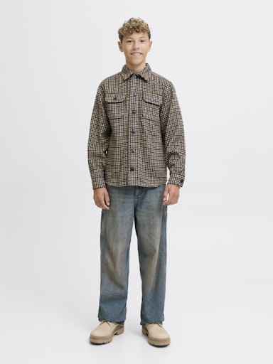 JACK&JONES JUNIOR JJEBRADLEY OVERSHIRT OLLIE LS JNR