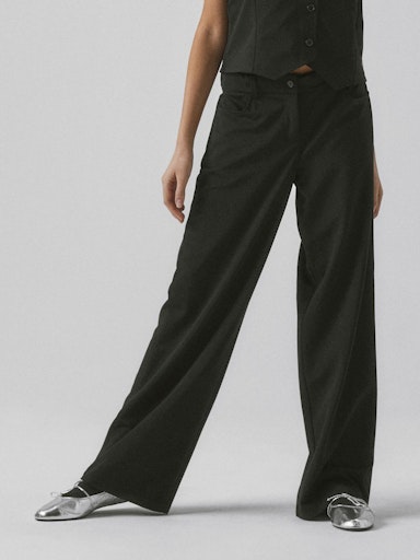 LMTD DRESSBUKSE NLFRETTE LOW WAIST WIDE