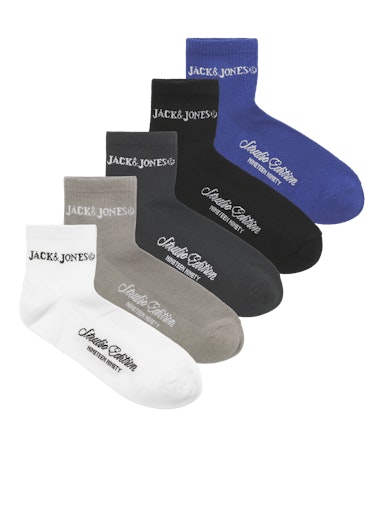 JACK & JONES JUNIOR KORT TENNIS SOKK 5PK JACJAY