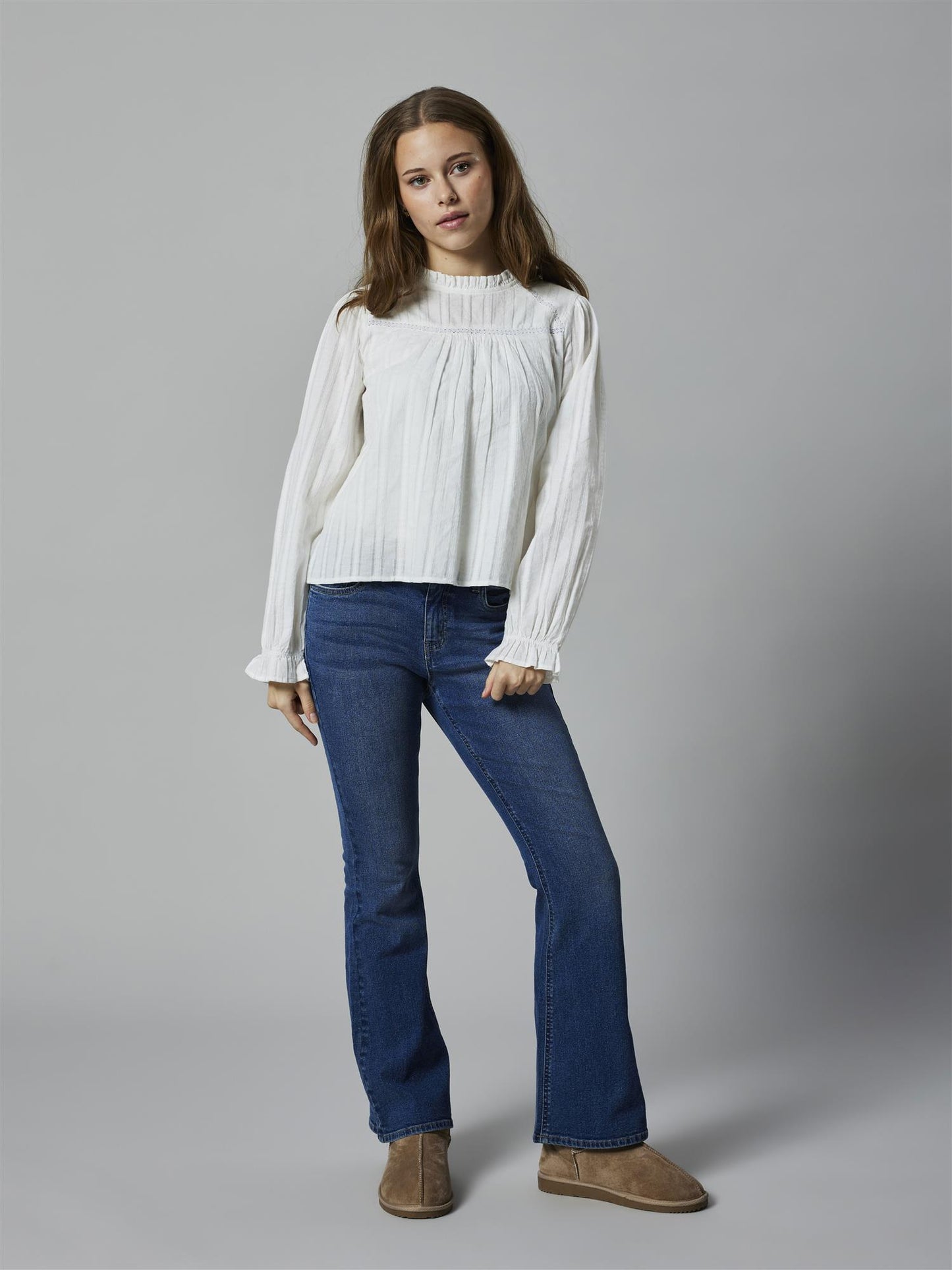 LMTD FLAP JEANS NLFBLIBLING LW FLARED