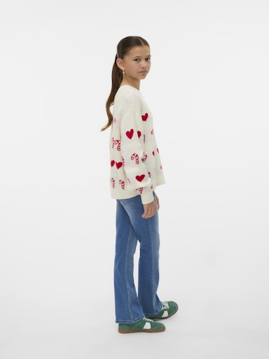 VERO MODA GIRL JULEGENSER VMCANDYHEARTS LS XMAS GIRL