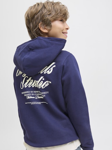 JACK & JONES JUNIOR HETTEGENSER JORNORREBRO TYPO BACK