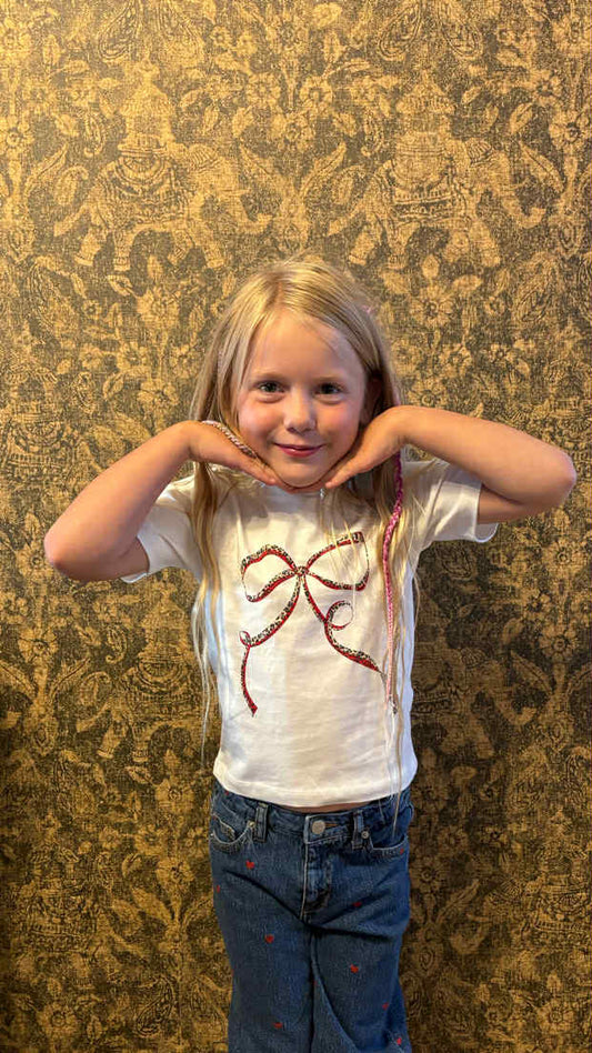 VERO MODA GIRL T-SKJORTE VMKELLY LOVE