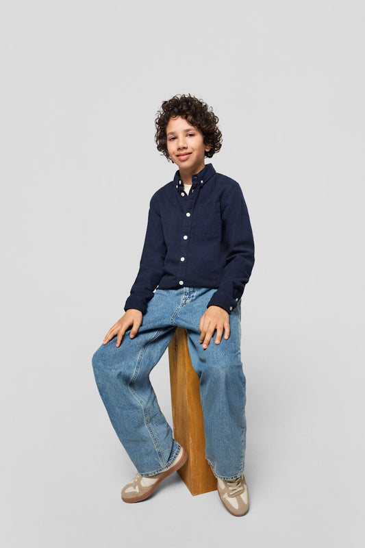 JACK & JONES JUNIOR TWILL SKJORTE JPRBLUBROOK